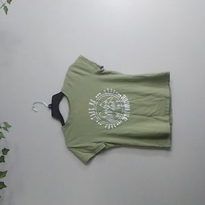 SHEIN Green Short-Sleeve